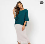 Tanya crop  top- Forest Green